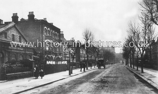 Earlham Grove, Forest Gate, London. c.1912.